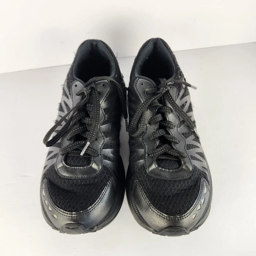 SAS Mission Women's Comfy Lace-up Tennis Shoes Black Size 8.5D